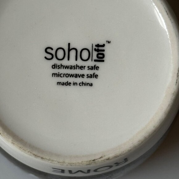 Set Of 3 Soho Loft City Skyline Mugs Paris London Rome Dishwasher Microwave Safe - Picture 8 of 11